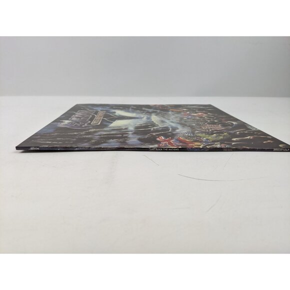 SAXON - ROCK THE NATIONS - LIMITED EDITION TRI-COLOURED VINYL 2018 BMG - Picture 6 of 11